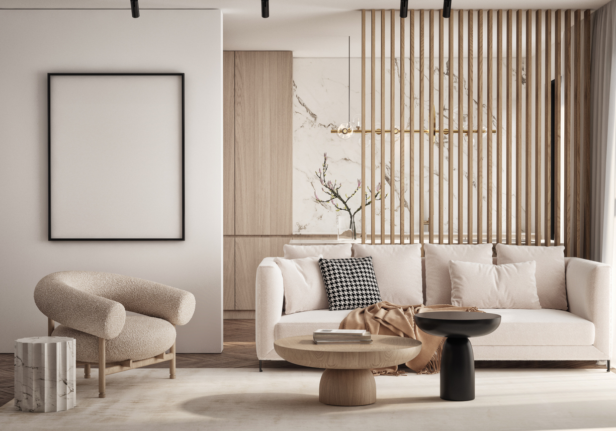 Mieszkanie Pod Klucz Bydgoszcz, nowoczesne wnętrze - Mazaro Design