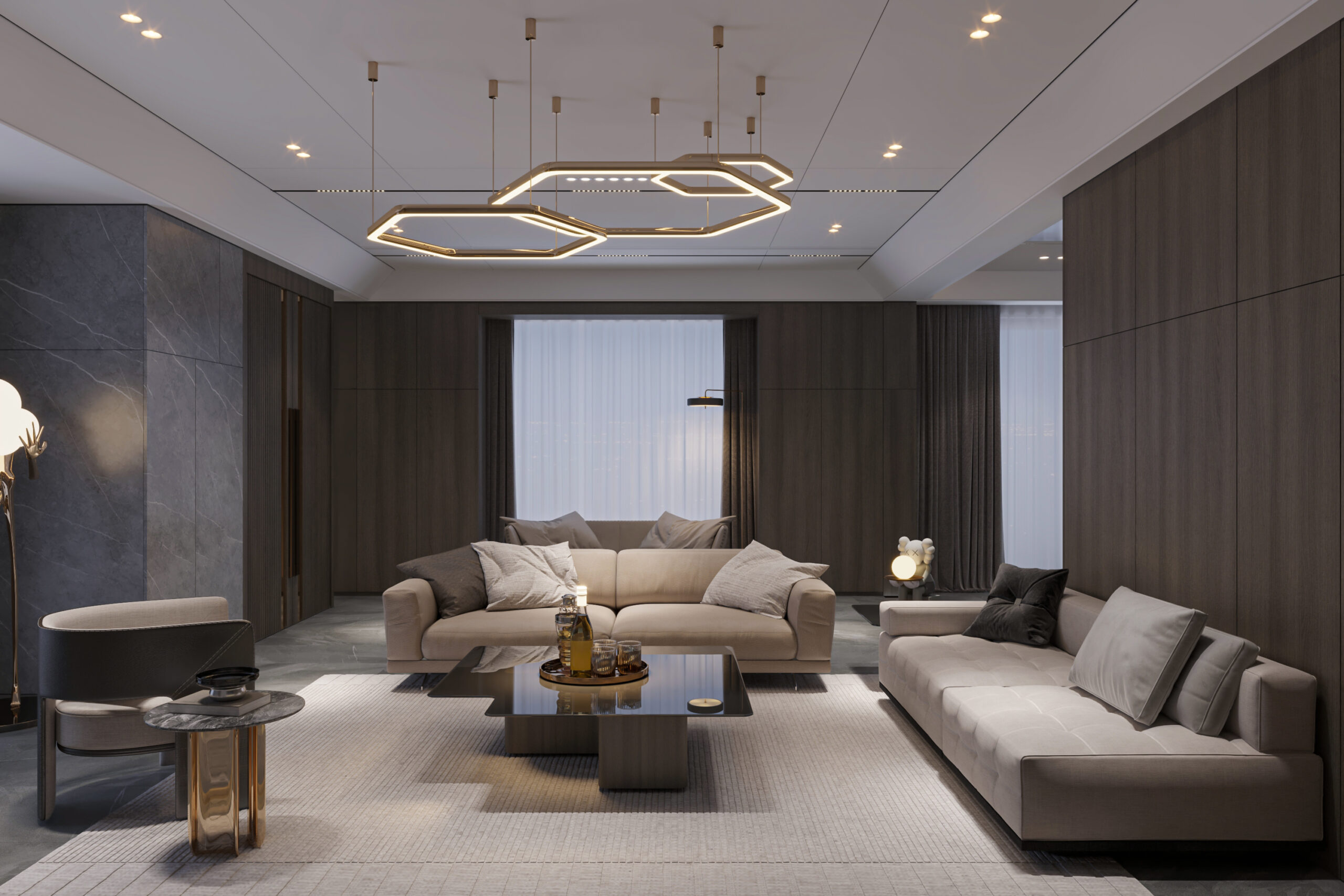 Mieszkanie Pod Klucz Bydgoszcz, nowoczesne wnętrze - Mazaro Design