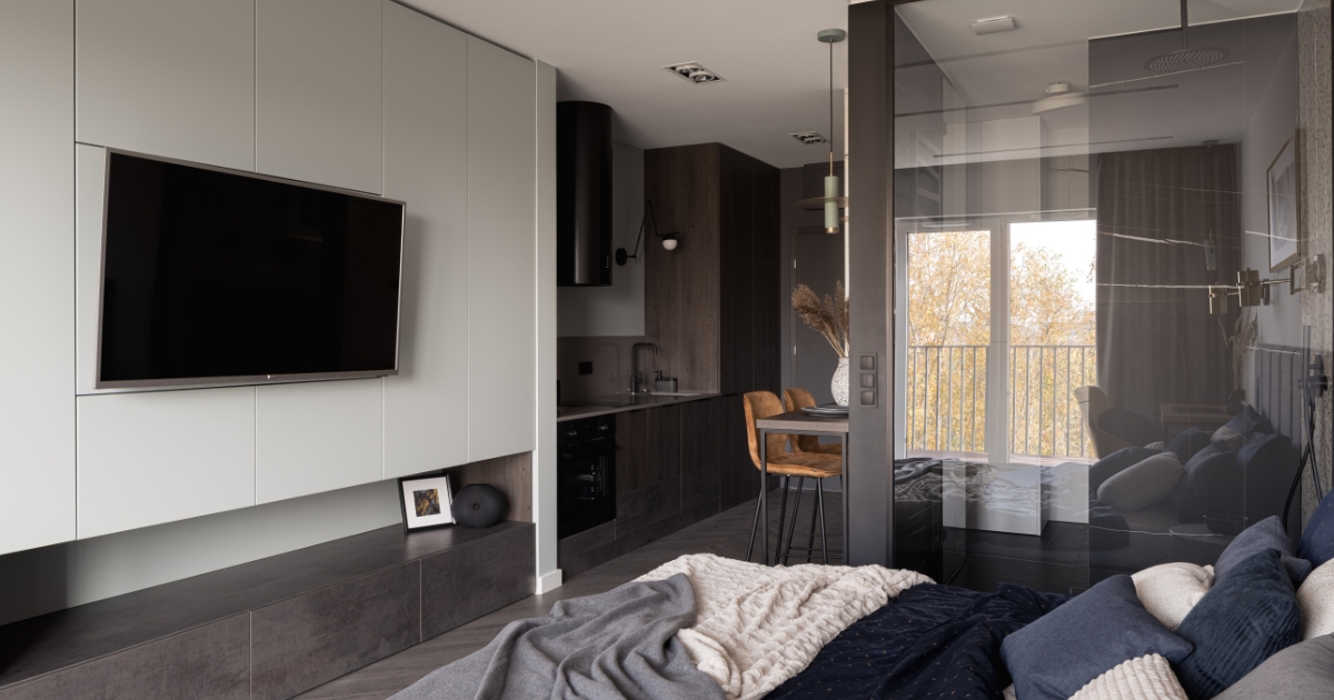 małe i stylowe mieszkanie